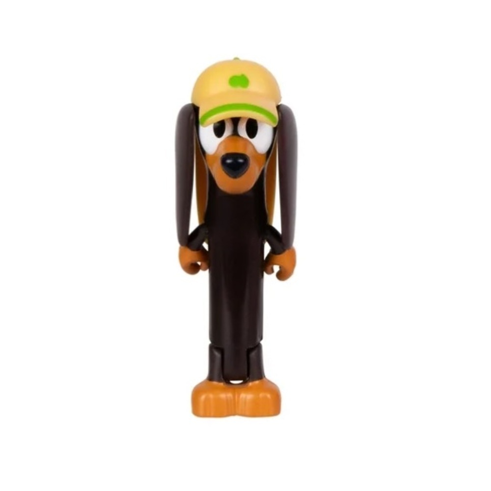 Bluey Snickers Figure Dachsund Dog Poseable Minifig Toy 2.5”